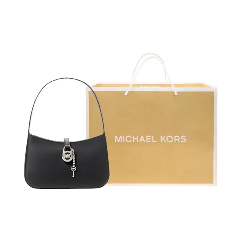 MICHAEL KORS Lyra Small Leather Pochette-5