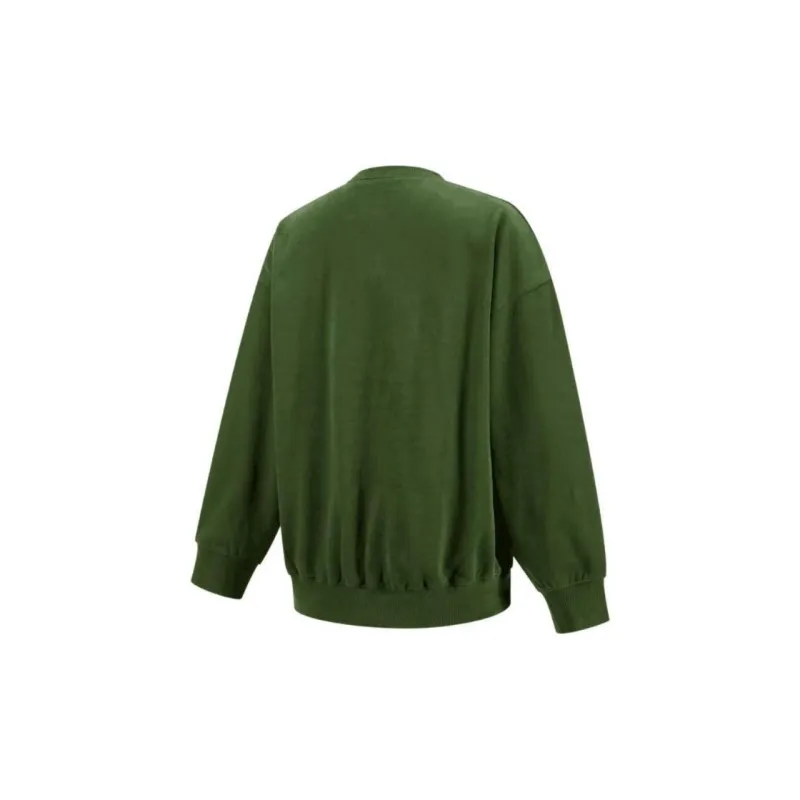 Timberland AF New Box Fit Badge Sweatshirt Unisex Green-1
