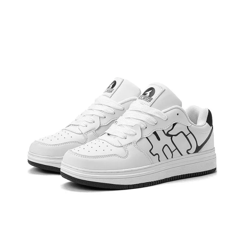 HLA JEANS Anti Slip Wear Resistant Low Top Skateboard Shoes Unisex-2