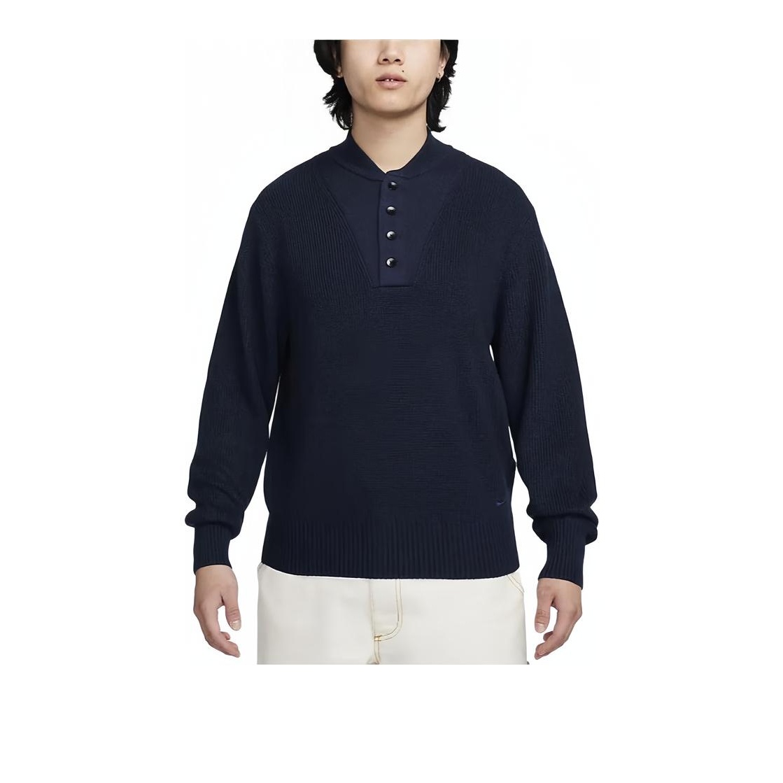 Stussy X Nike Icon Knit Sweater 'Natural' - POIZON Stussy X Nike Icon Knit Sweater 'Natural' - POIZON