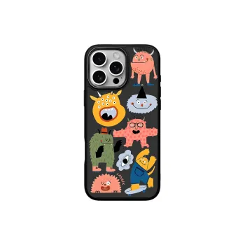LANWK Glass Material Weird World Phone Case Compatible With Apple IPhone 13/14/15/16/Pro/Pro Max