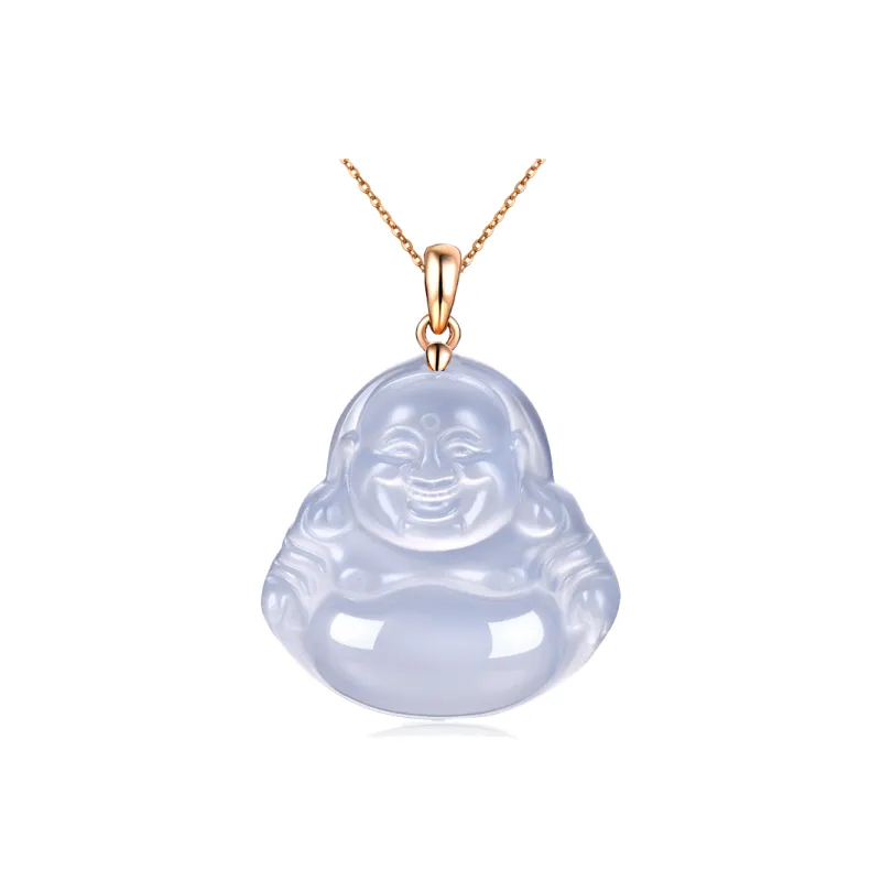 YASHENGZHUBAO Chalcedony Jade Necklaces Women's-5