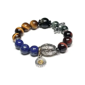 CUIJING Tiger's Eye Stone Bracelets Men's