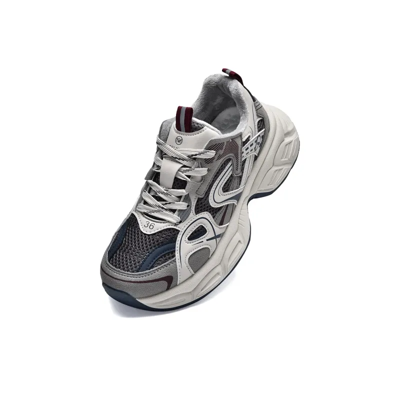 MISTERY Breathable Lightweight Low-Top Chunky Sneakers Women's-21