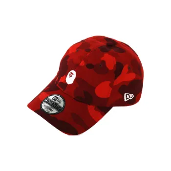 A BATHING APE New Era Color Camo Ape Head 9Twenty Cap
