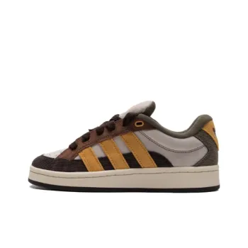 Adidas Campus 00s Anti Slip Wear Resistant Low Top Skateboard Shoes Unisex Beige Brown