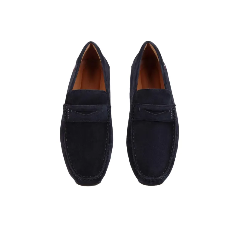 BALLY Logo embroidered Loafers-4