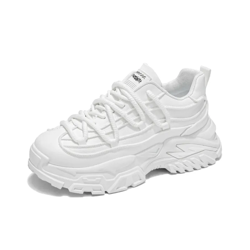 Budding Bear Slip Resistant, Abrasion Resistant, Lightweight, Height Increasing Low Top Chunky Sneakers Men's-2