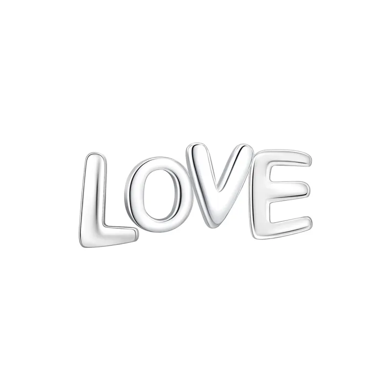 LINGJIE S925 Silver Stud Earrings Unisex-26