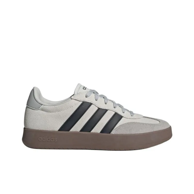 Adidas BARREDA Anti Slip Wear Resistant Low Top Skateboard Shoes Unisex Gray-1