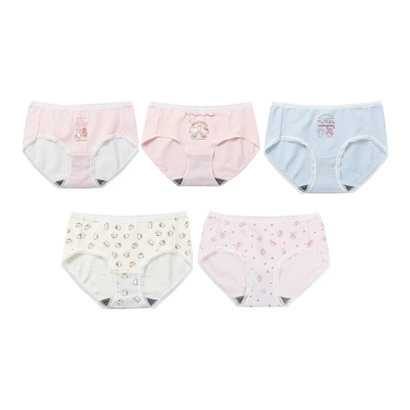 Tutuanna* x Sanrio/ Underpants Women's 5 Pack Mixed Color-0