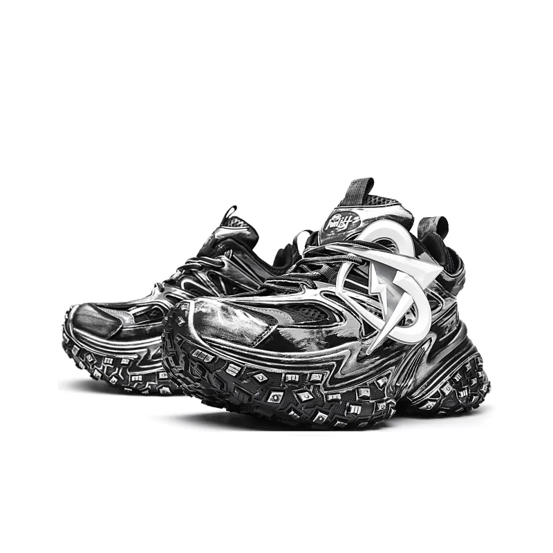 MVA Impact Resistant Wear Resistant Lightweight Breathable Slip Resistant Low Top Chunky Sneakers Unisex-3