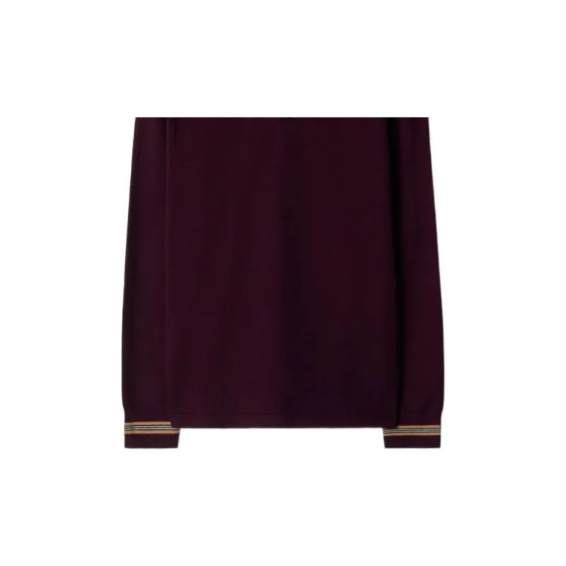 Burberry Polo Shirt Men's Deep Grape-2