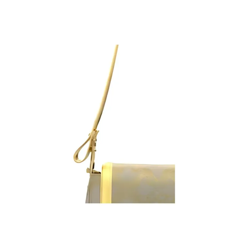 Vivienne Westwood Jacquard Fabric Shoulder Bag, Baguette Bag, Handbag, Shoulder Bag Women's Gold-2