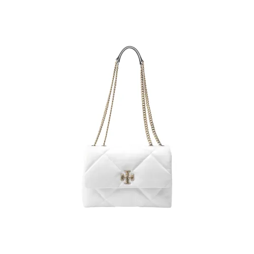 TORY BURCH Kira Diamond Quilt Convertible Shoulder Bag Blanc