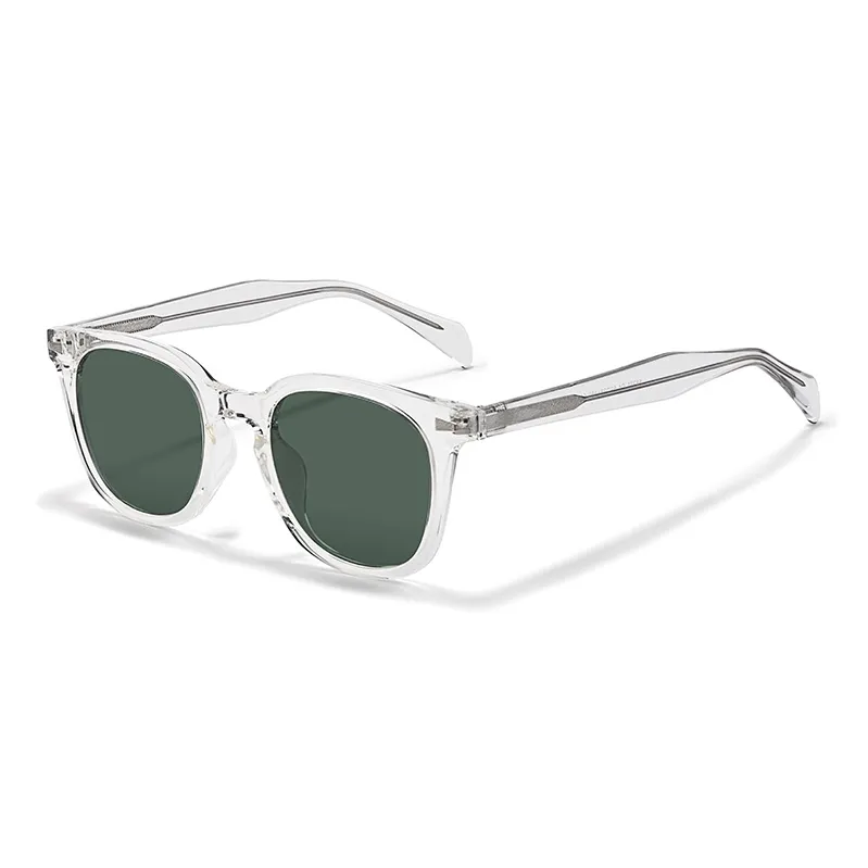 Sagawa TR/Memory Plastic Plate Frame Square Sunglasses Unisex-8