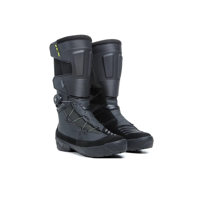 TCX Abrasion Resistant High Top Cycling Shoes Men's Black-1