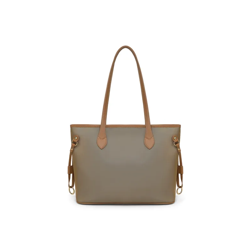 PT'SON Fabric Tote Bag, Shopping Bag, Underarm Bag, Shoulder Bag Women's Khaki-6