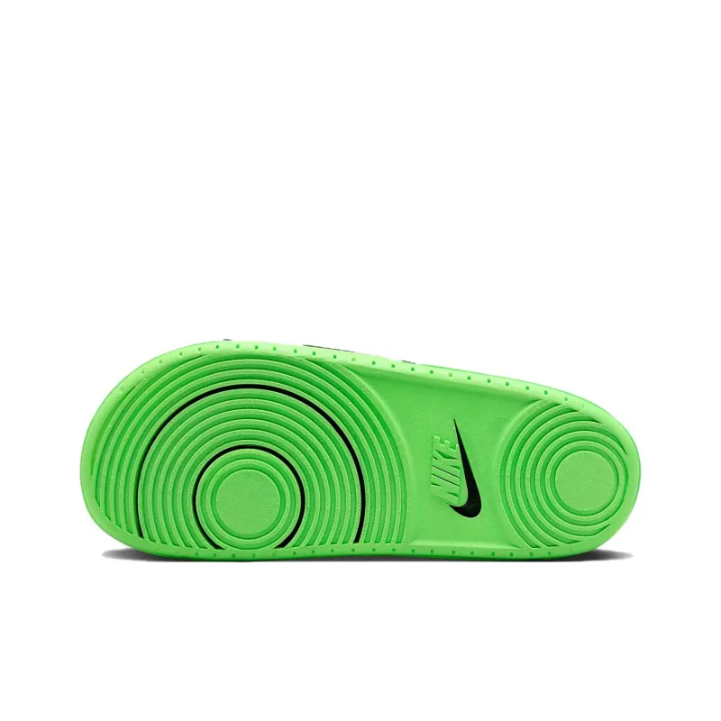 Nike Offcourt Slip Resistant Abrasion Resistant Slide Slippers Unisex Black Green-3