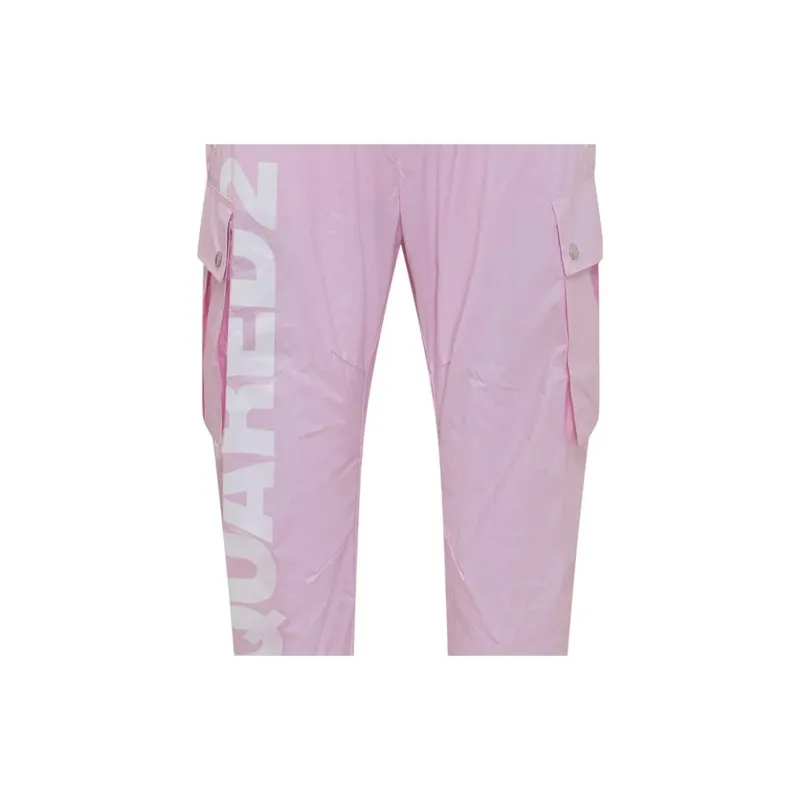 DSQUARED 2 Logo Print Tapered Cargo Pants-3