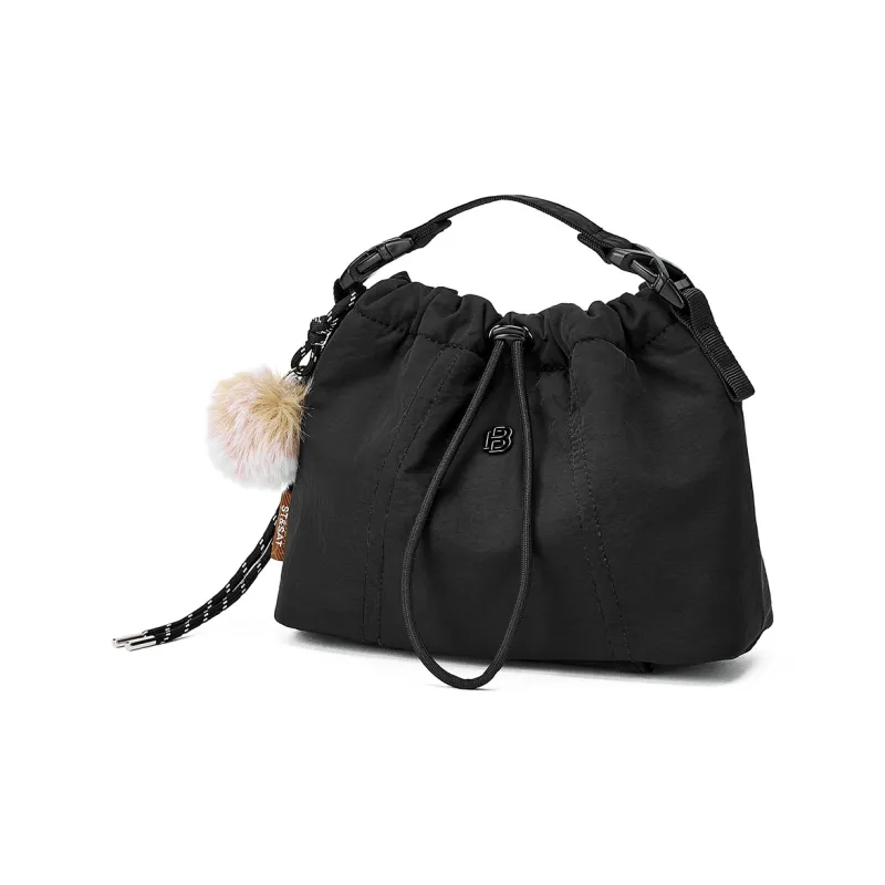 ST&SAT Fabric Crossbody Bag One Shoulder Handbag Regular Women's Green/Black-4