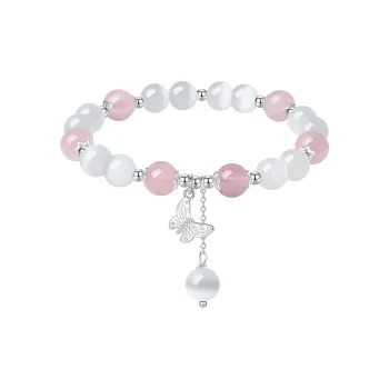 KADER Glass Cat Eye Bracelets Women's