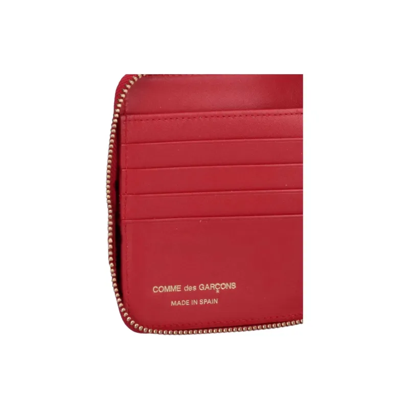 CDG Leather Wallet Regular Men's Red-4