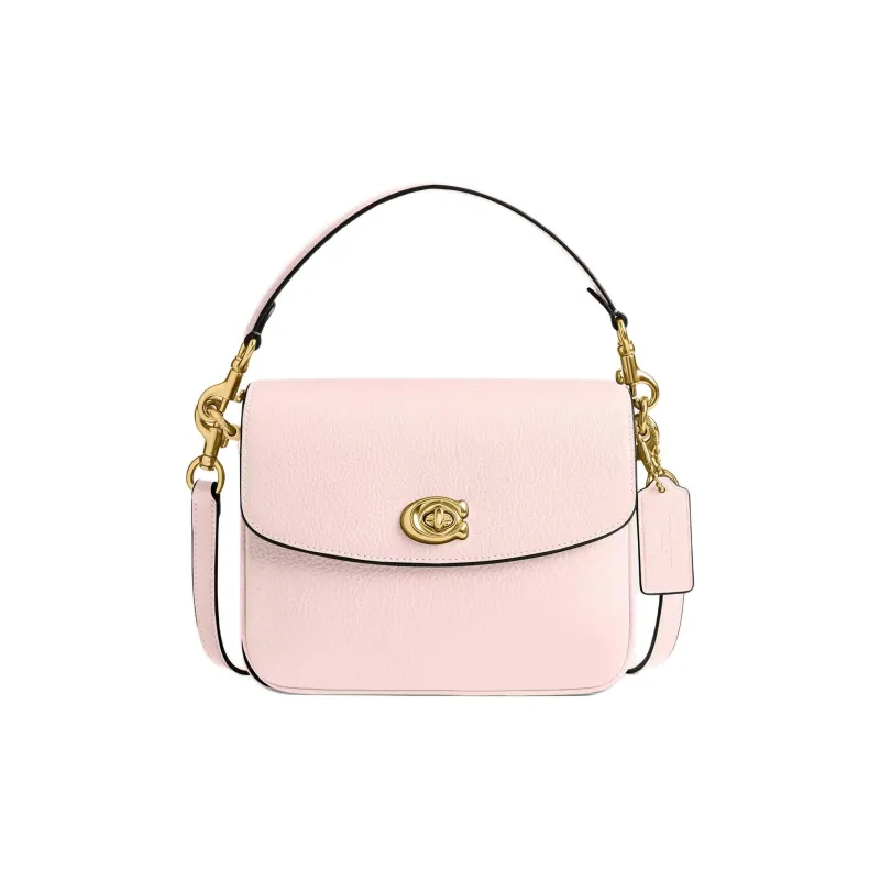 COACH Cassie Leather One Shoulder Handbag Small Size Women's Blush Pink-0