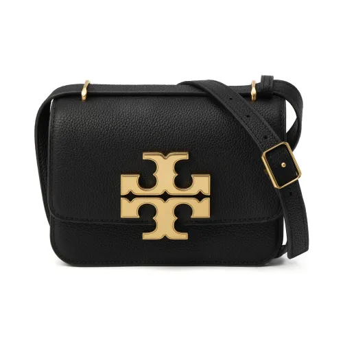 TORY BURCH Eleanor Cow Leather Crossbody Bag Shoulder Bag Small Size Women's Black