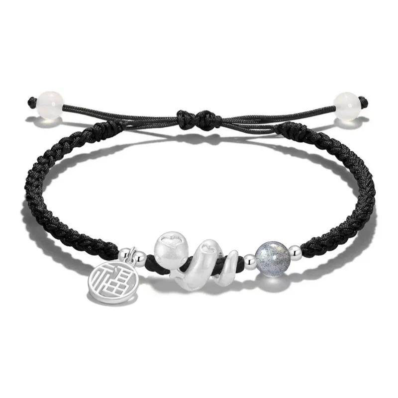 SINO GEM S999 Fine Silver Bracelets Unisex-8