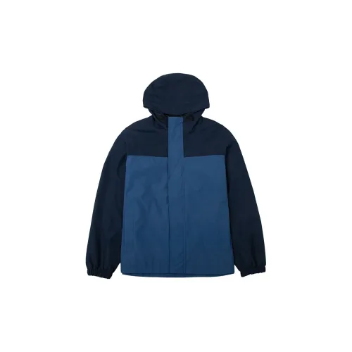 Timberland Outdoor Hiking Water-Resistant Windproof Breathable Windbreaker Jacket Men's Blue