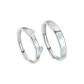 Glow in The Dark Cat and Dog Couple Rings[S999 Fine Silver]