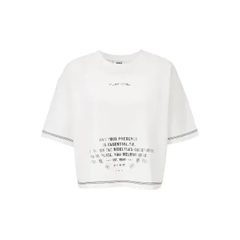 ONLY T Shirts Women's A43 Cream White
