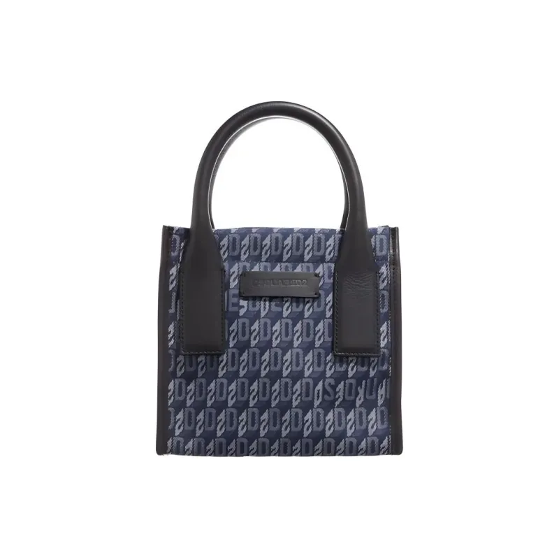 DSQUARED 2 Tote Bag Shopping Bag Shoulder Bag Crossbody Bag Handbag Unisex Blue/Black-1