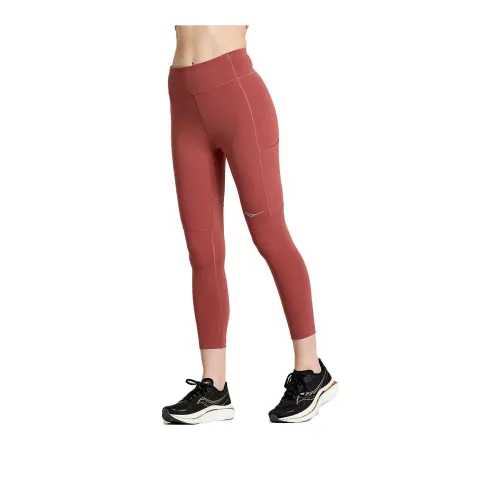 Saucony Leggings Women's Red