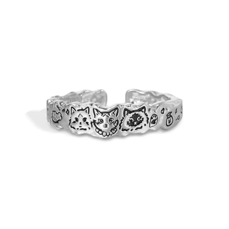 YOASOBI Copper Silver Plated Rings Unisex-0