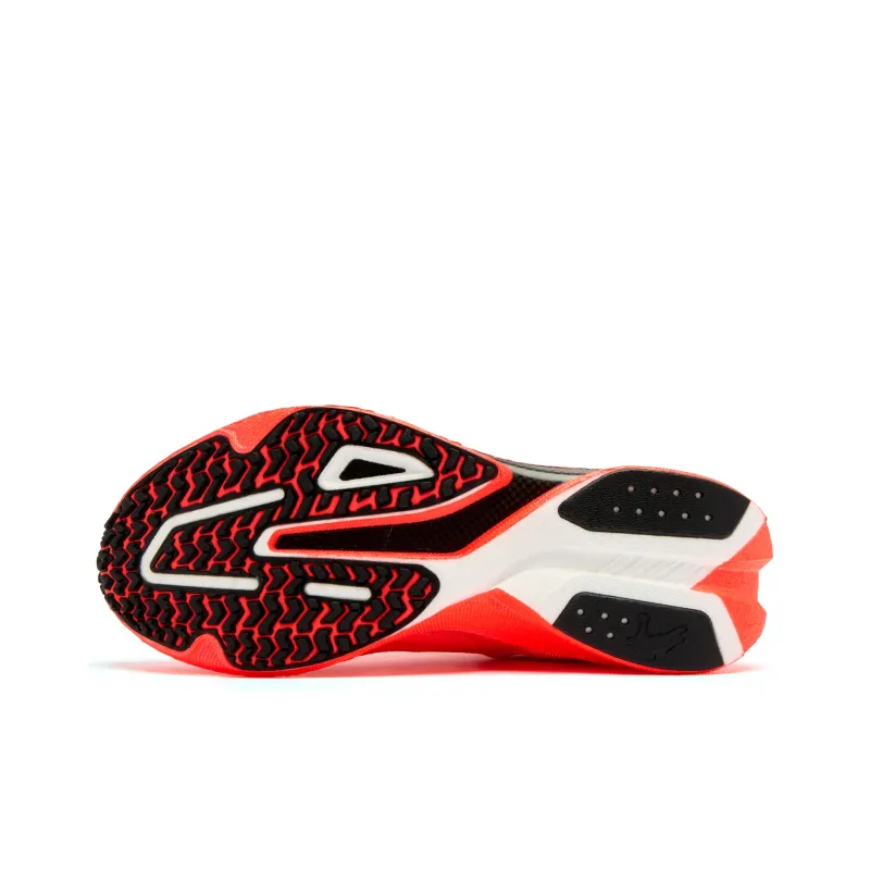 QIAODAN Feiteng 2 PRO Running Shoes Men Low Top Flame Red/Jordan White-4