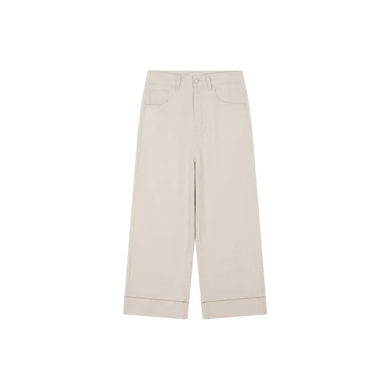 IHIMI Jeans Women's Ecru-2