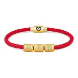 Chinese Zodiac Monkey Trio (Rat, Monkey, and Dragon) Red