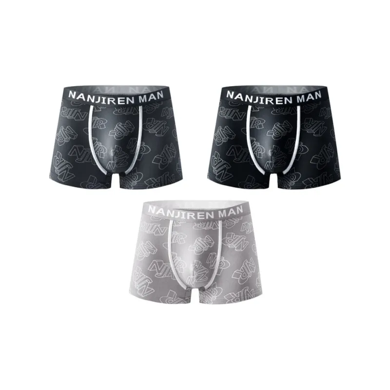 Qiao Ni Tong Underpants Men's 3 Pack-0