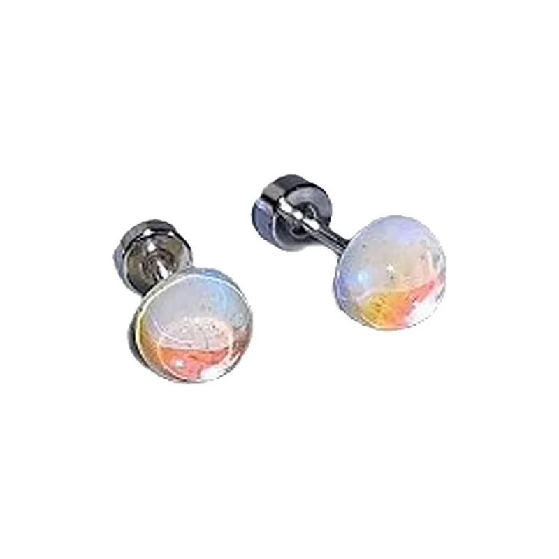 Blooming Petals Alloy/Zircon Stud Earrings Unisex-6