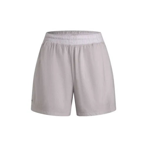 Under Armour Rival Casual Shorts Women's Daybreak Gray Pink