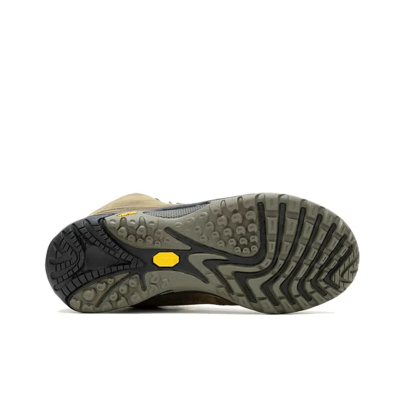 MERRELL Anti Slip Wear Resistant Mid Top Outdoor Shoes Women's Brown-3