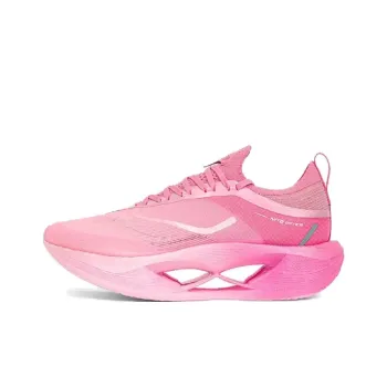 XTEP Wear Resistant Support Low Top Long Distance Running Running Shoes Women's Pink