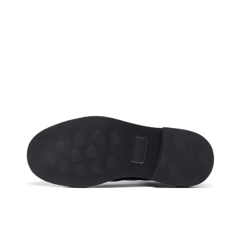 TRUFFAUT Italian Version Highlight Derby Shoes Casual Shoes Men's Black-9