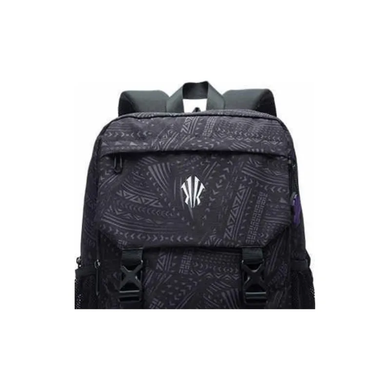 Anta Irving Series PU Backpack Unisex Basic Black-4
