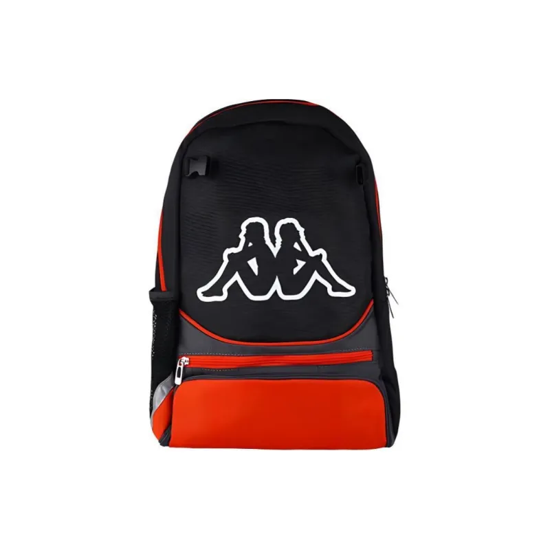 Kappa Polyester Backpack Regular Unisex Black-0