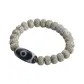Star Moon Bodhi Seeds Panda Star 3 Eye Dzi Bead