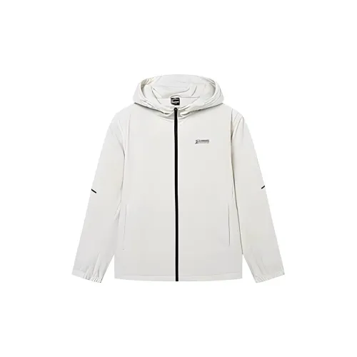 361° Trench Coat Men's Light Beige Gray