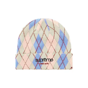 Supreme Argyle Cashmere Beanie